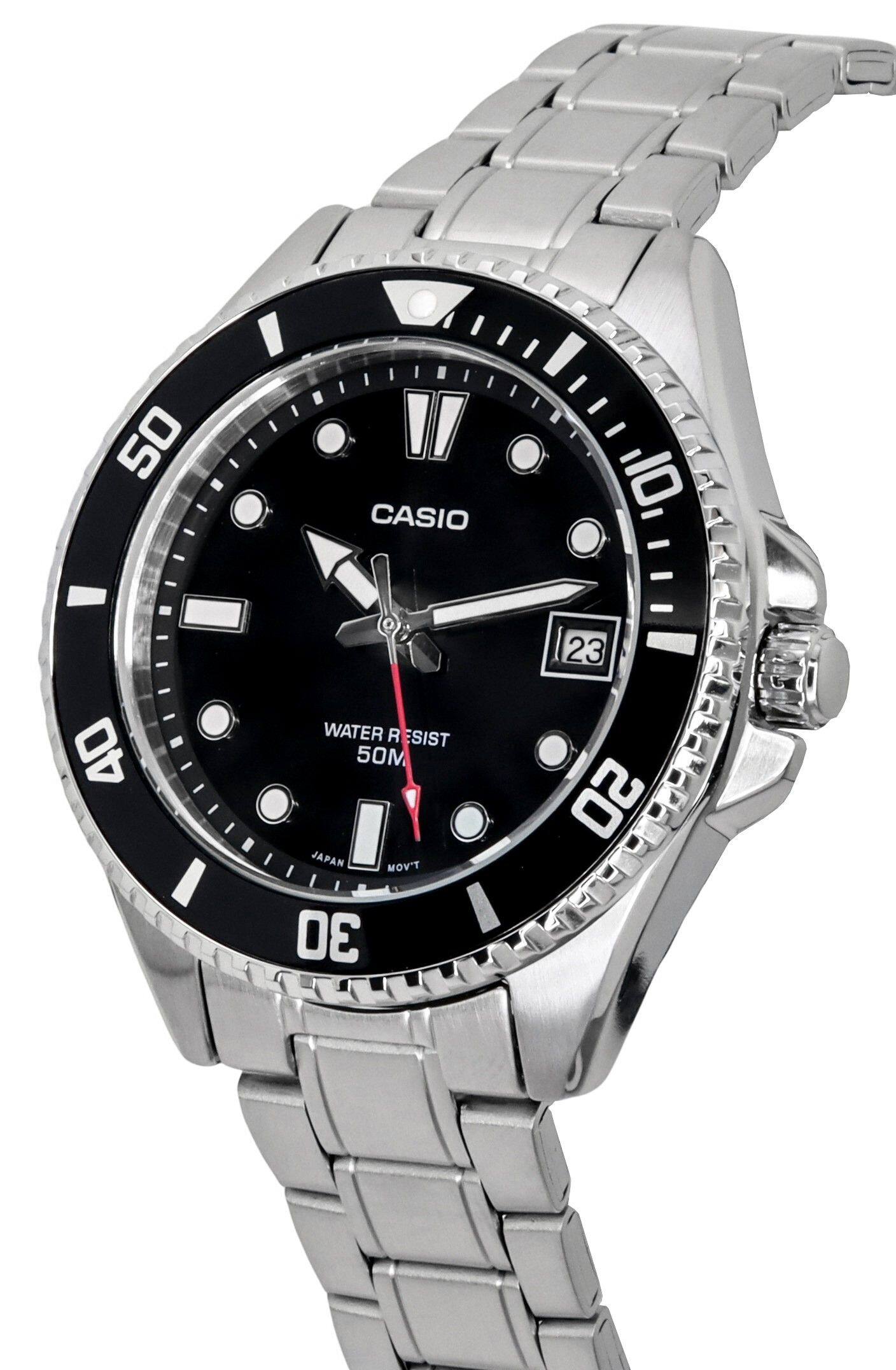 CASIO  
WATER RESIST 50M  
JAPAN  
MOV'T  

23