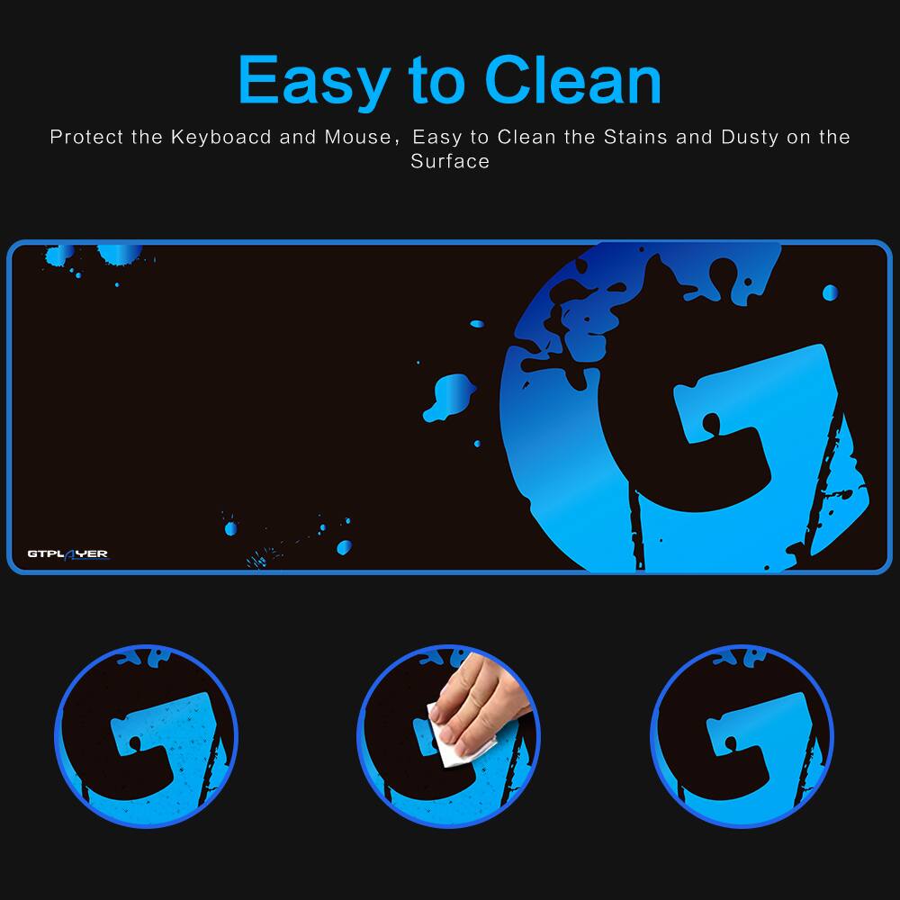 Easy to Clean

Protect the Keyboard and Mouse, Easy to Clean the Stains and Dusty on the Surface

GTPPLAYER