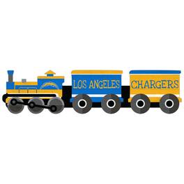 Fan Creations - Los Angeles Chargers 6'' x 24'' Train Cutout Sign - Multicolor