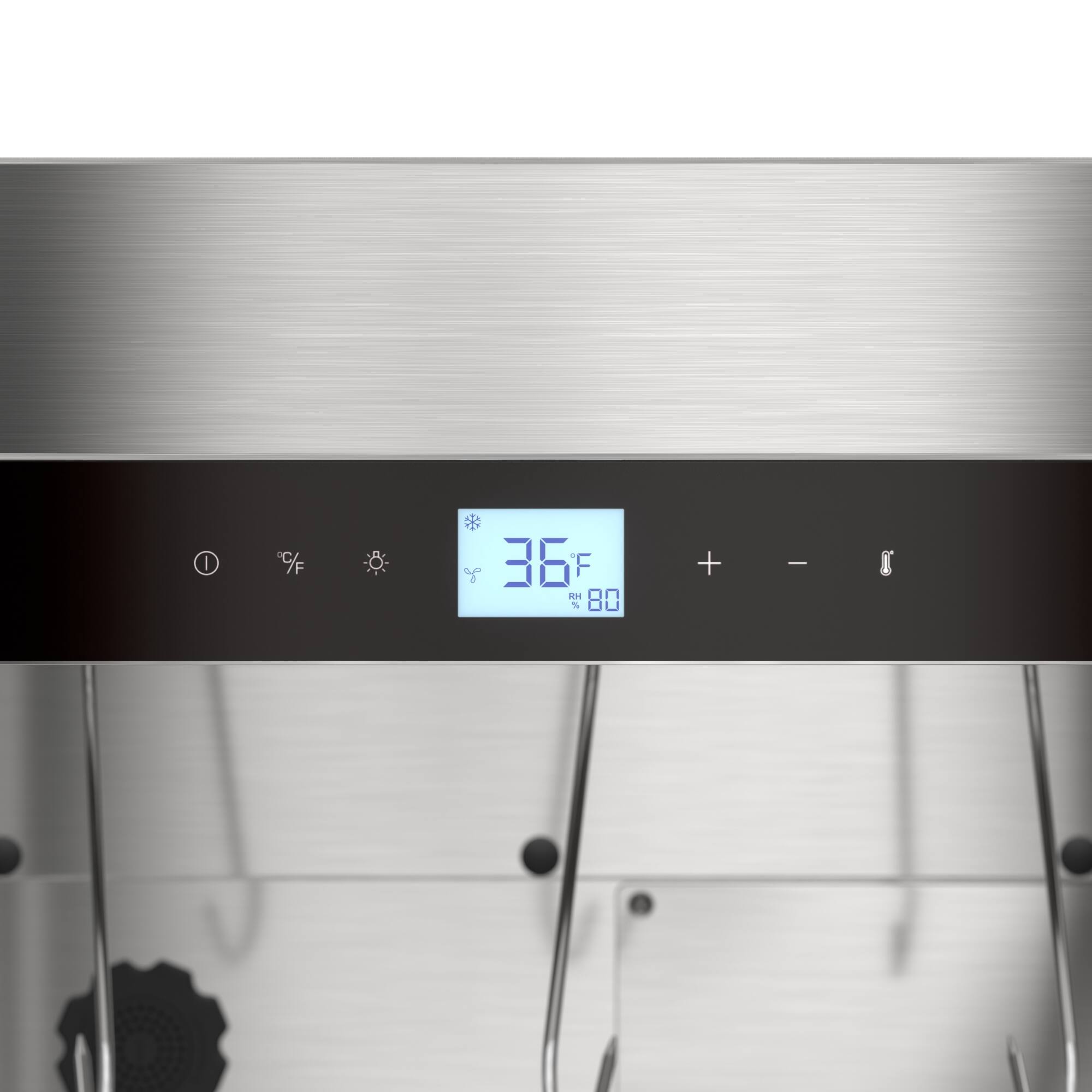 Alt View 5. Koolmore - Reserve 24 in. Commercial and Residential Undercounter Dry Aging Refrigerator in Stainless Steel (KM-DAR-34SS) - Stainless-Steel.