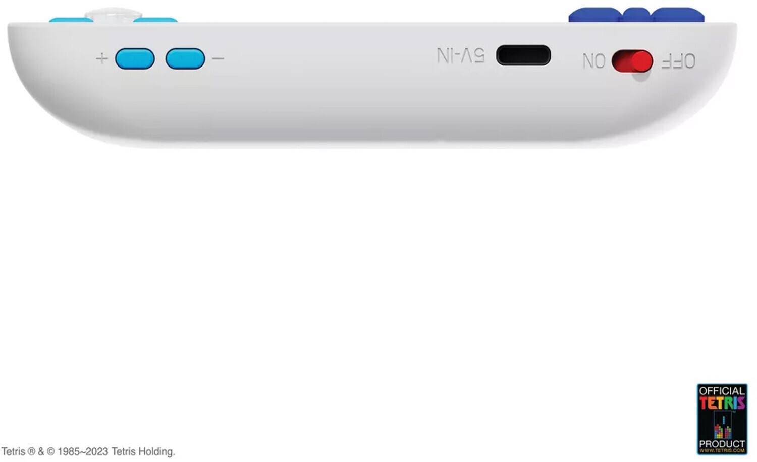 + 5V-IN  
OFFICIAL TETRIS  
Tetris & © 1985~2023 Tetris Holding.  
PRODUCT  
WWW.TETRIS.COM  

OFFICIAL TETRIS  
PRODUCT  
WWW.TETRIS.COM