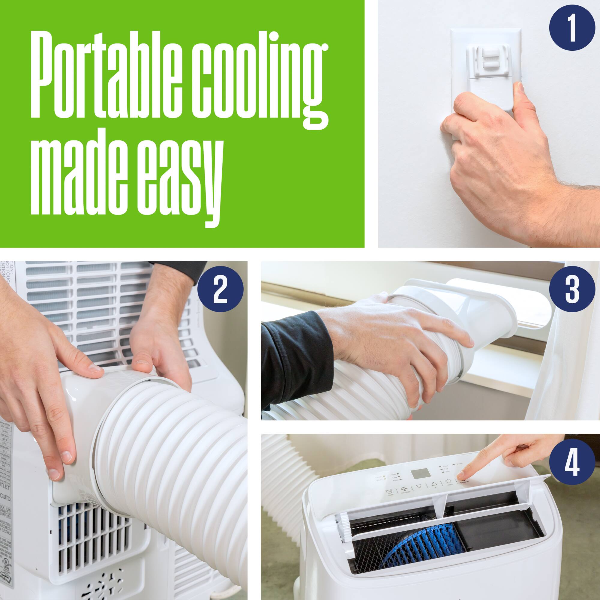 Portable cooling made easy

1. 2. 3. 4.