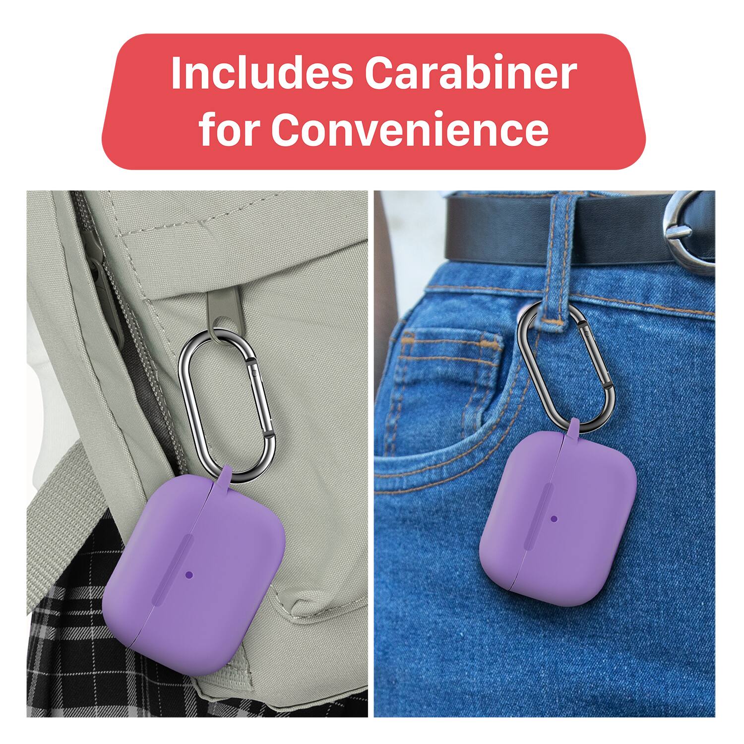 Includes Carabiner for Convenience