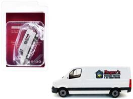 Mercedes-Benz Sprinter Van "Roger's Plumbing-Heating & Air Conditioning" 1/87 (HO) Plastic Model Car by Promotex - White