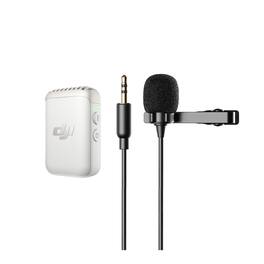 DJI - Mic 2 (1 TX, Platinum White) with Omnidirectional Lavalier Microphone
