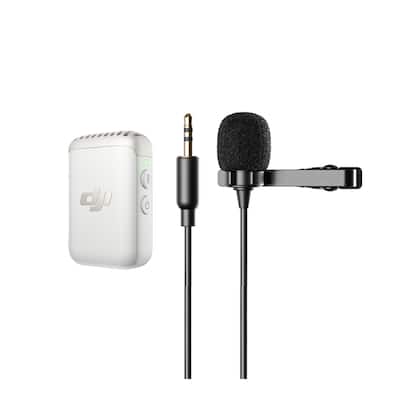 DJI Mic 2 (1 TX, Platinum White) with Omnidirectional Lavalier DJI Mic 2 (1 TX, Platinum White) with Omnidirectional Lavalier