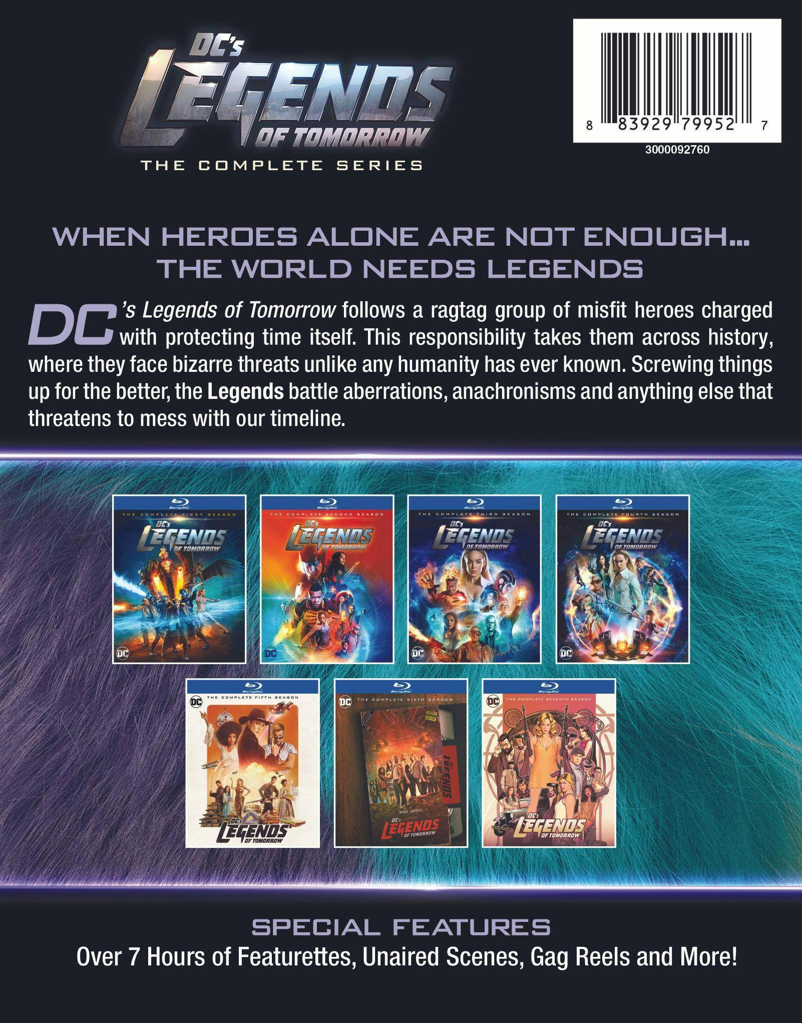 Back. DC's Legends of Tomorrow: The Complete Series (Box Set) [Blu-ray].