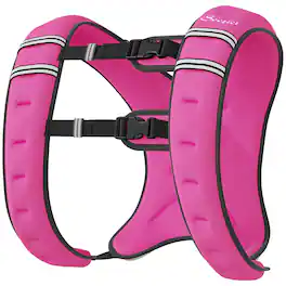 Soozier - Weighted Vest with Pocket, Soft Skin-Friendly Weighted Workout Vest, Adjustable Weighted Running Equipment - Pink