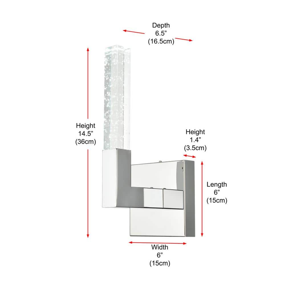 Elegant Lighting - Noemi 6 inch Adjustable LED Wall Sconce - Chrome price history on PriceWatchPro
