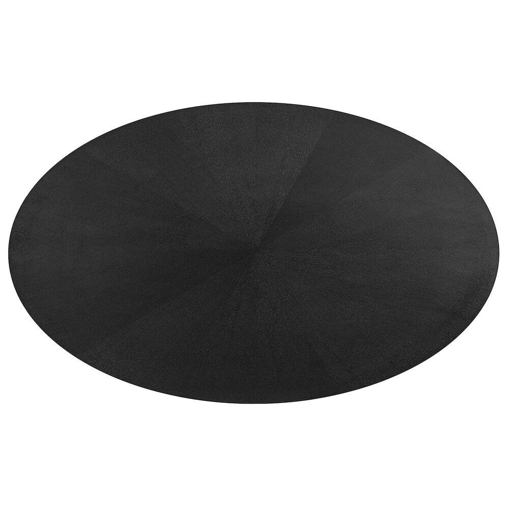 Alt View 4. Modway - Crossroads 71" Oval Wood Dining Table - Black.