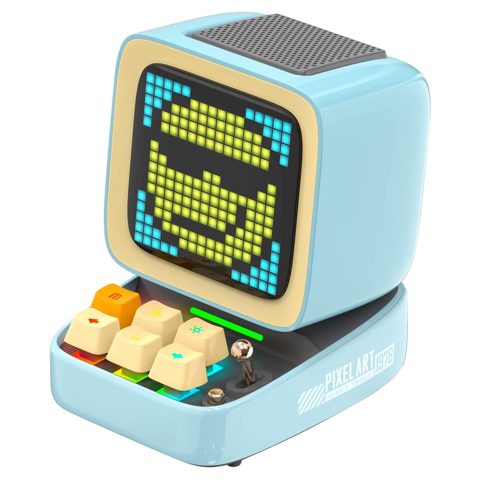 Empire DigiLabs - Ditoo Retro Pixel Art Game With Led App Controlled Front Screen - Blue