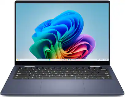 Dell - Plus - 14" 2K 2-in-1 Touchscreen Laptop - AMD Ryzen AI 7 350 2025 - 16GB Memory - 1TB Storage - Copilot+ PC - Midnight Blue