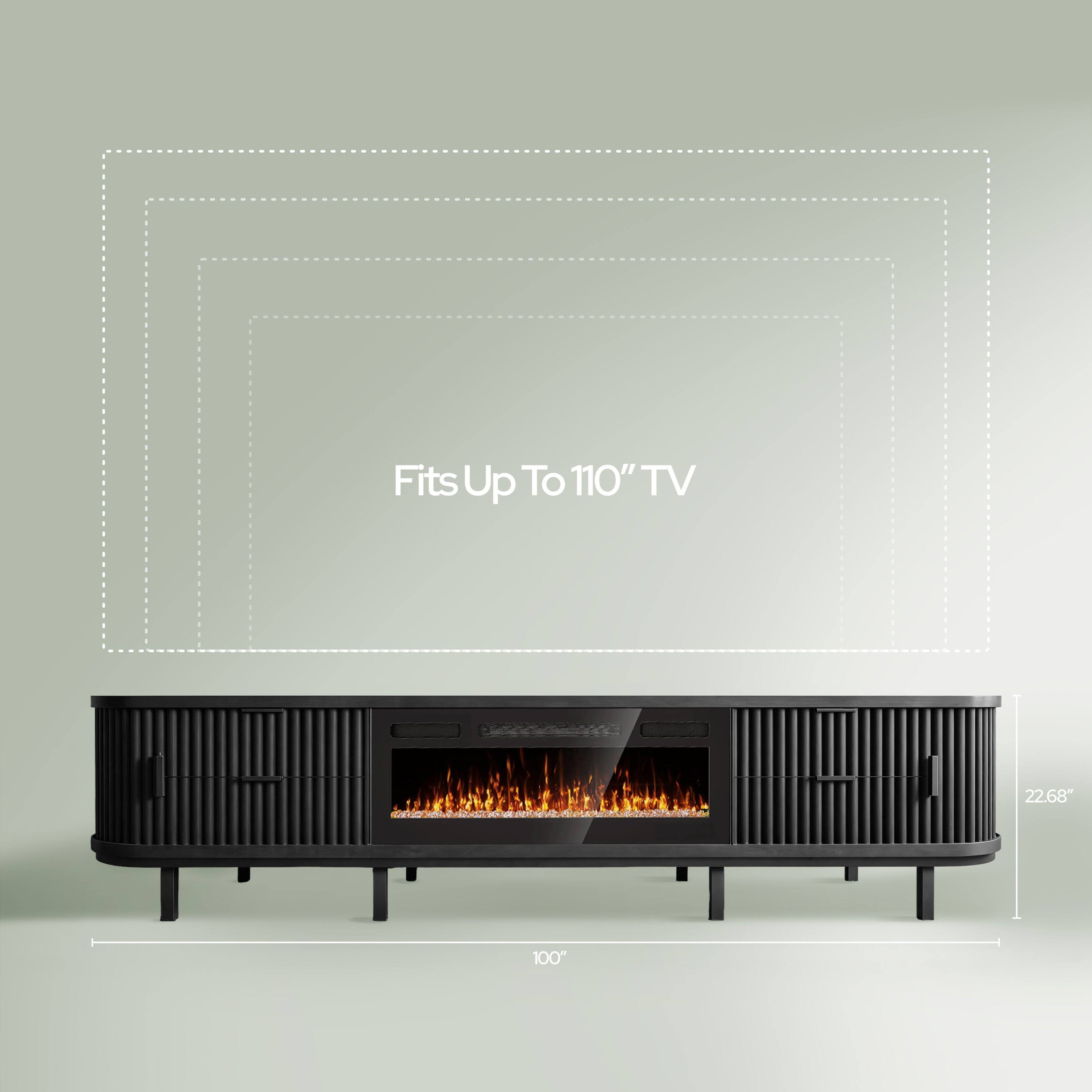 Fits Up To 110" TV  
22.68"  
100"