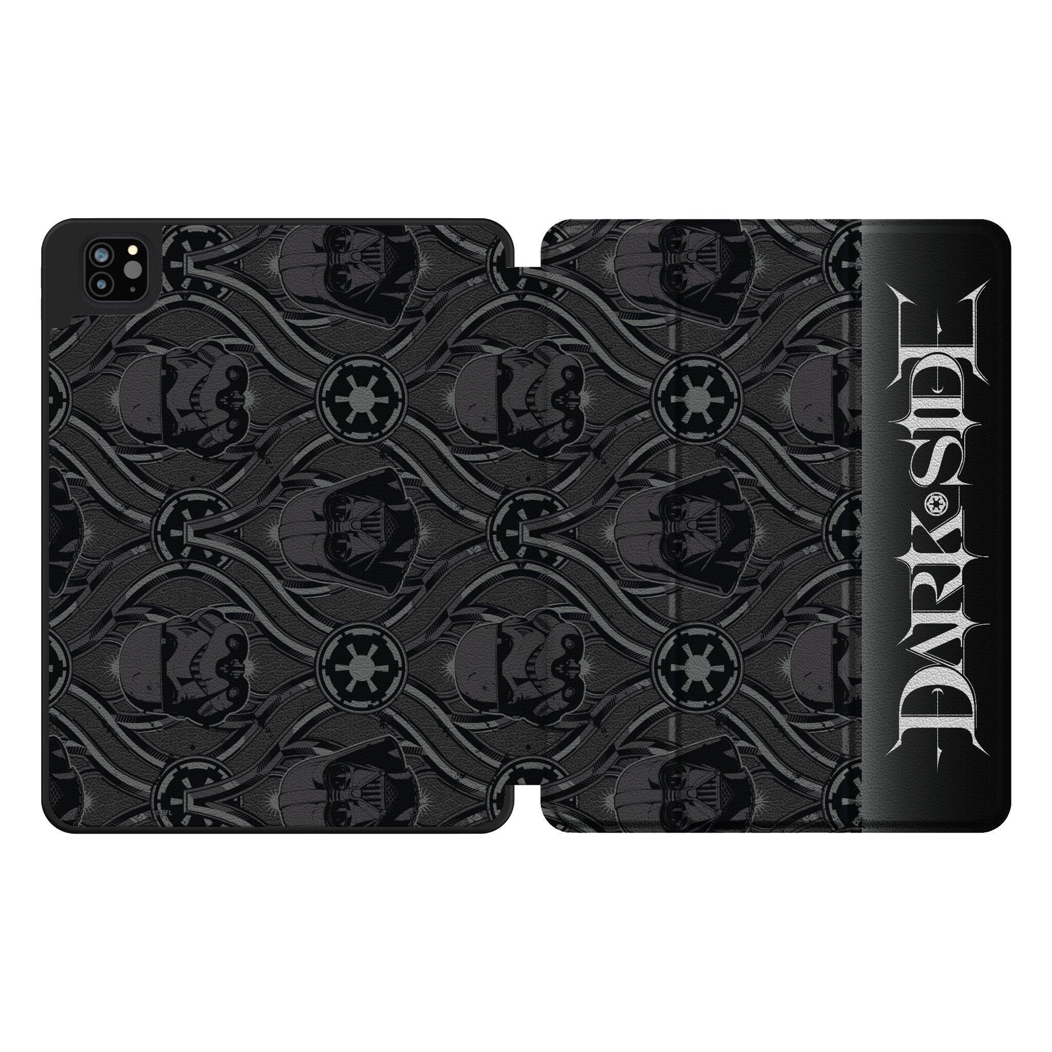 Front. Keyscaper - Star Wars: A New Hope Pattern Tablet Case - Apple iPad Air 13in (M2/M3) - Dark Side.