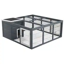 Pawhut - Rabbit Hutch