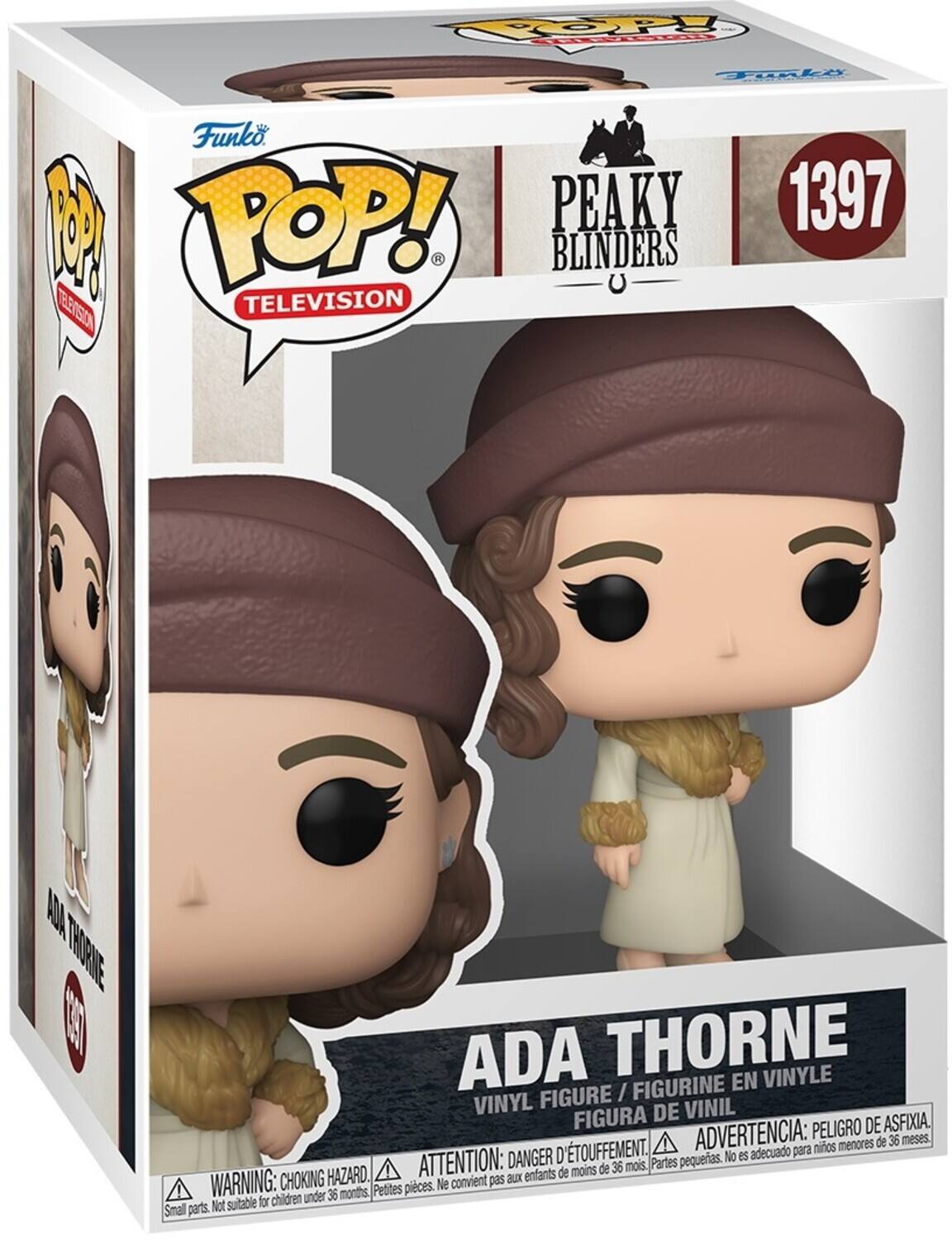 TOP FoP Trke o Funko 1 POP! PEAKY 1397 R BLINDERS TELEVISION ADAT THORINE CE ADA THORNE VINYLE FIGURINE EN FIGURE / VINYL DE VINIL FIGURA PELIGRO DE ASFIXIA D'TOUFFEMENT. ADVERTENCIA: para nios menores de 36 meses. DANGER pequerias. No es adecuado HAZARD. ATTENTION: enfants de moins de 36 mois. Partes WARNING: CHOKING Ne convient pas aux 36 months Petites pieces. Not suitable for children under Small parts.