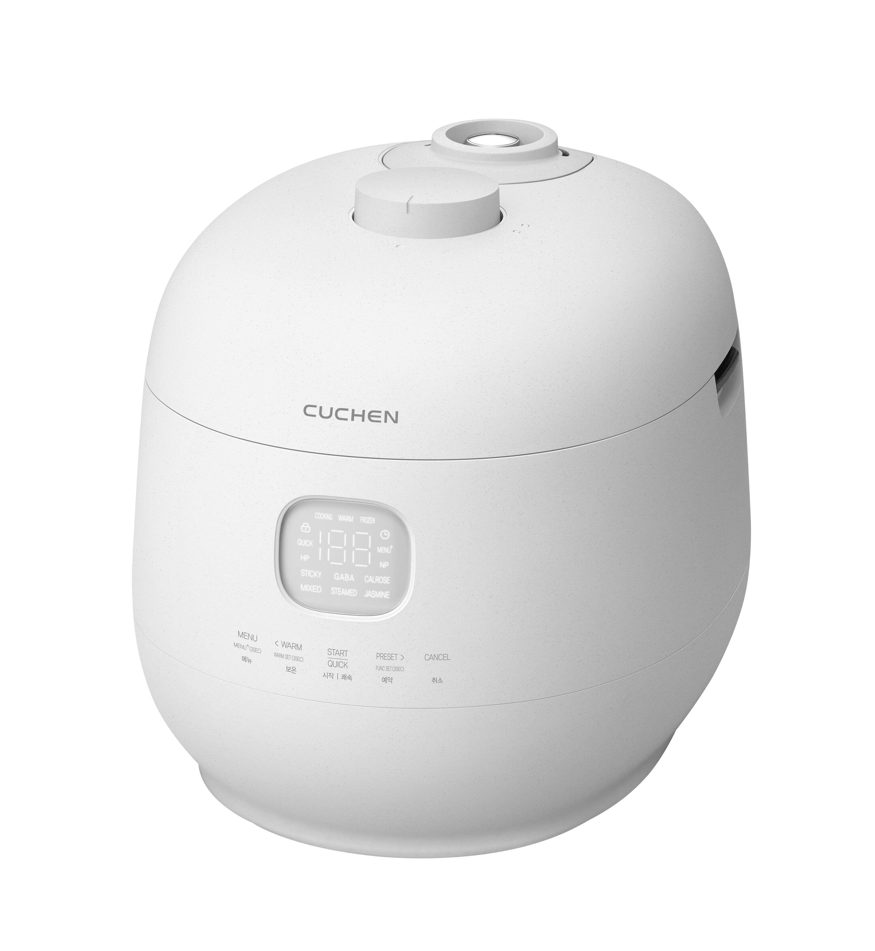 The corrected text from the image is:

CUCHEN - CUCKOO SM - C SUCX - NP STICKY GABA CALROSE MOIDE STEAMED JASUINE MERS MENZ 4 AM - NuwS 2 START QUICK - PRESET 1 S CANCH