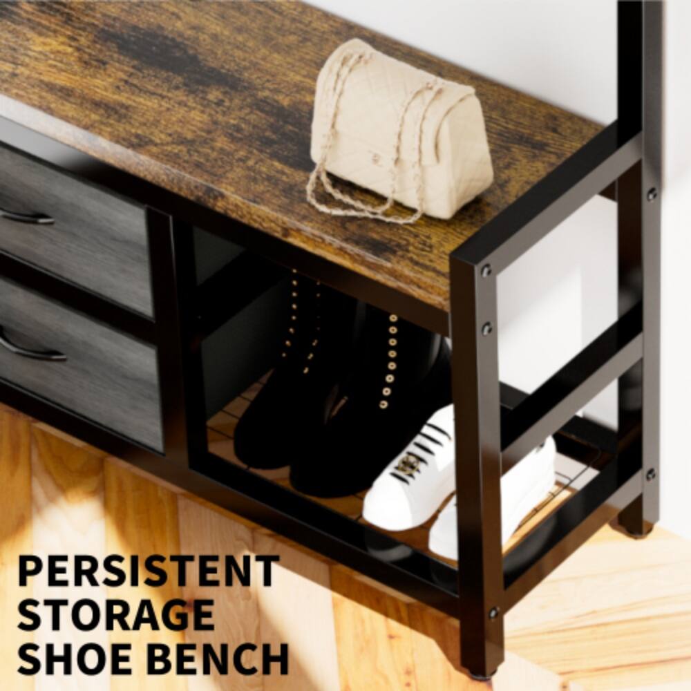 PERSISTENT STORAGE SHOE BENCH