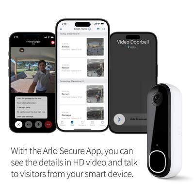 その他 Arlo Video Doorbell 2nd Generation Arlo Wireless Video Doorbell - 2nd Gen | Arlo