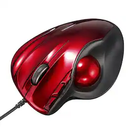 Cozy Serene - Mouse Black Wired Trackball Roller Mice Tilt Scroll 400/800/1200/1600 Dpi Computer - Wireless - Red