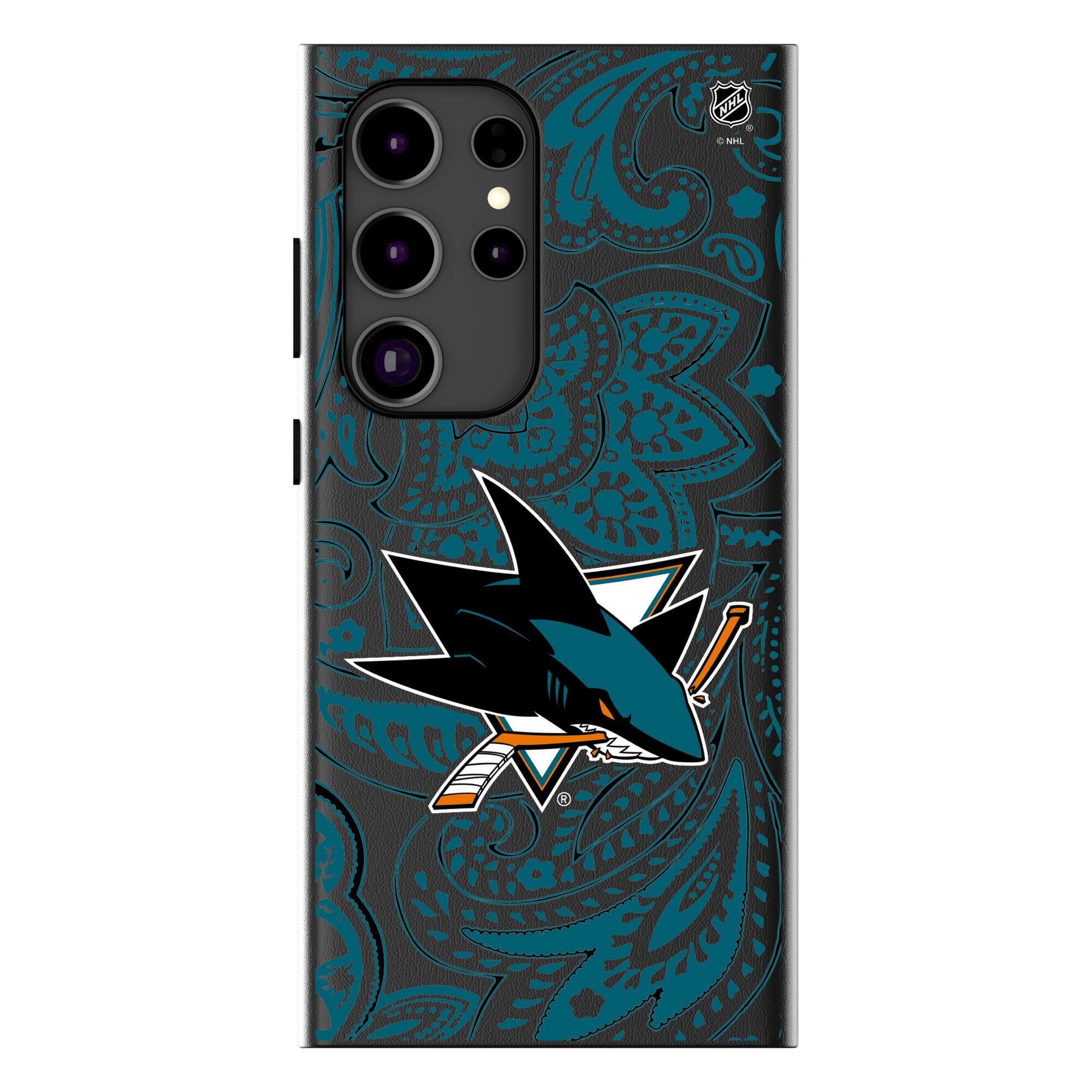 Keyscaper - NHL - San Jose Sharks Paisley Galaxy Magnetic Bump Case - S25 Ultra - Black price history on PriceWatchPro