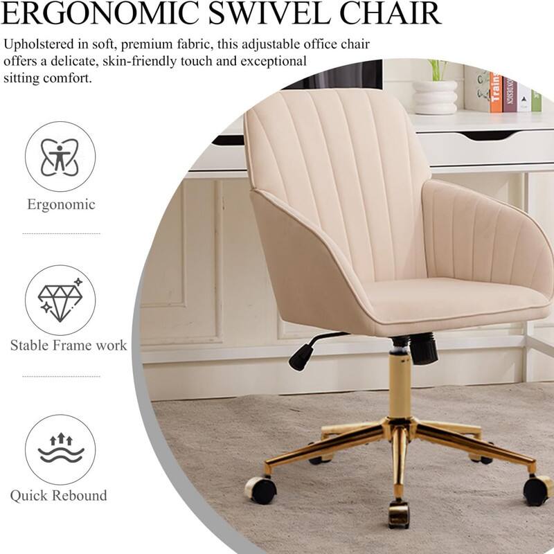 **ERGONOMIC SWIVEL CHAIR**

Upholstered in soft, premium fabric, this adjustable office chair offers a delicate, skin-friendly touch and exceptional sitting comfort.

- Ergonomic
- Stable Frame work
- Quick Rebound