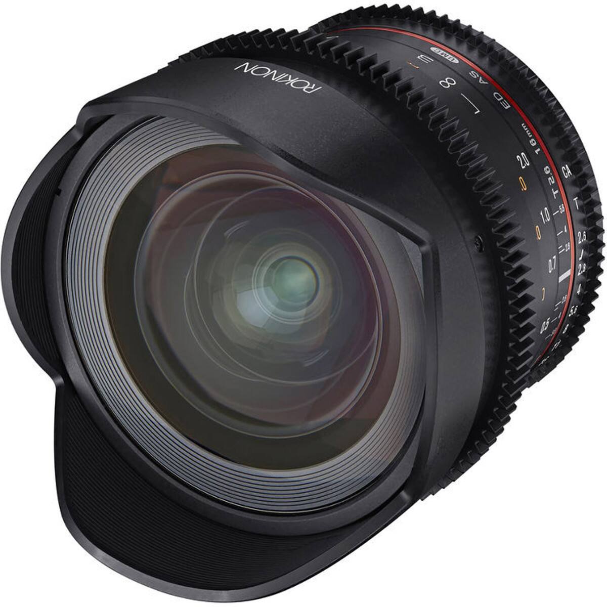 ROKINON  
UMC 8 AS ED 16mm f/2.0 CA  
0.16m 1:1.0  
2.6  
1 4-7