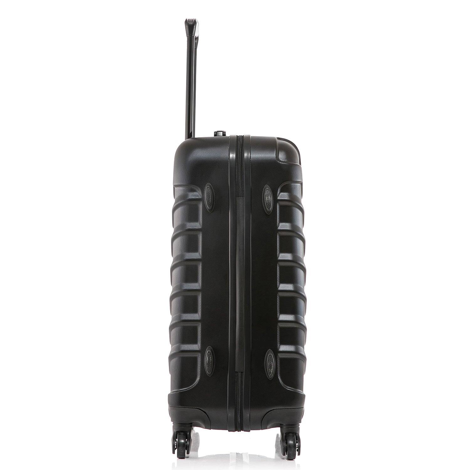 Alt View 3. InUSA - Endurance Lightweight Hardside Spinner Luggage 24" - Black.