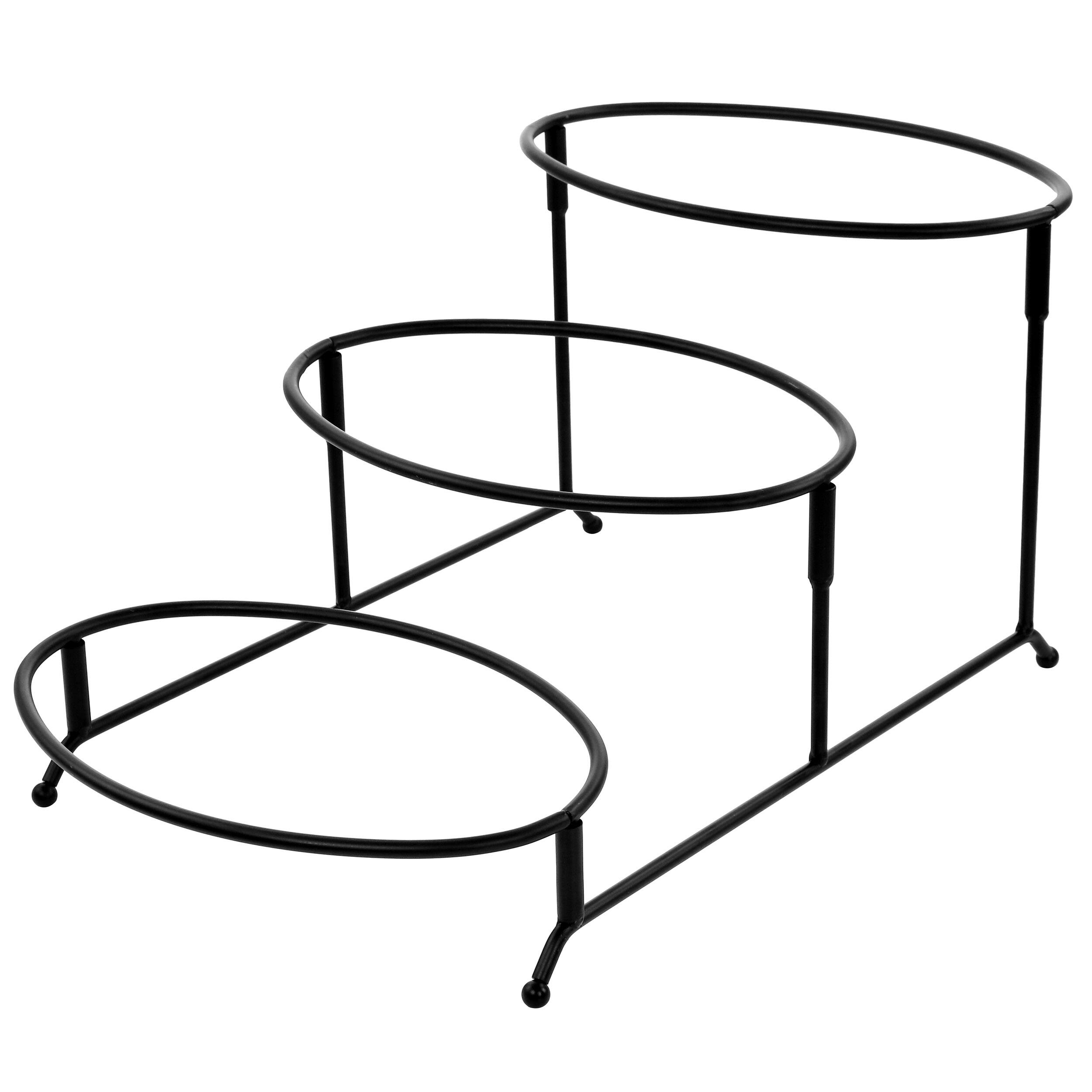 Alt View 4. Elama - Elama 3 Tier Oval Plate Porcelain Serveware Set - White.