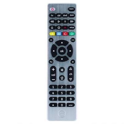 input tv cbl dvd aux setup A B C D menu ok + vol - ch 1 2 3 4 5 6 7 8 9 0 enter