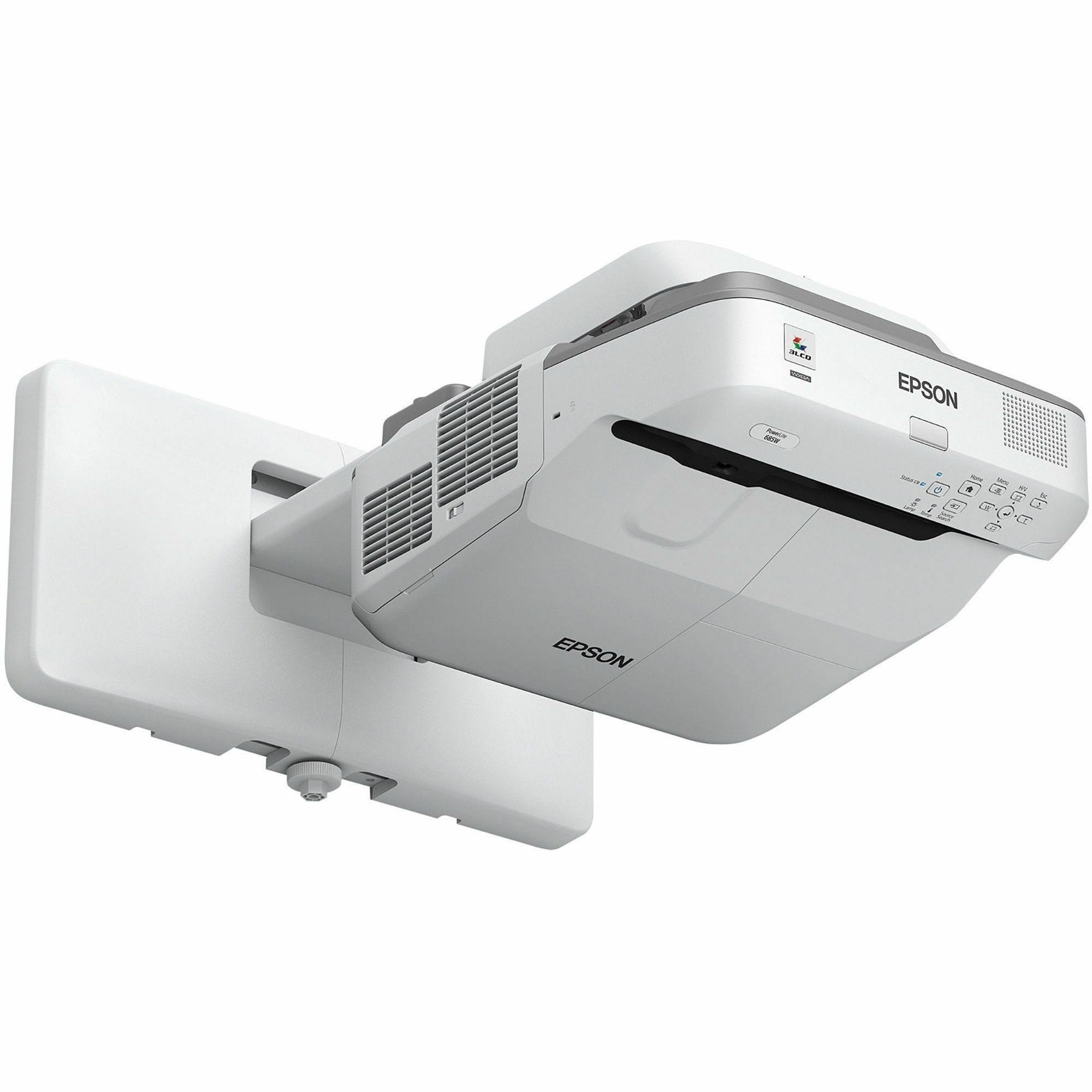 Epson PowerLite 685W 3500 Lumen WXGA Ultra Short Throw 3LCD