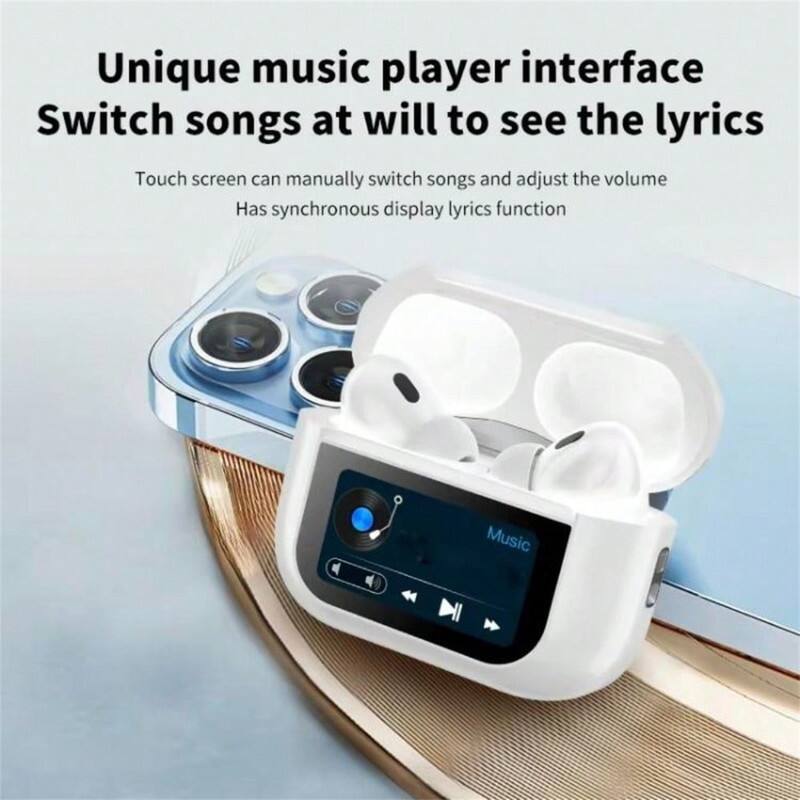 Unique music player interface  
Switch songs at will to see the lyrics  

Touch screen can manually switch songs and adjust the volume  
Has synchronous display lyrics function