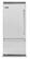 Front. Viking - 5 Series Quiet Cool 20.4 Cu. Ft. Bottom-Freezer Built-In Refrigerator - Pure White.
