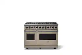 Viking - 48 in. Wide 8 Burner Dual Fuel Sealed Burner Range - Nantucket
