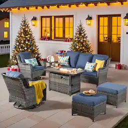 Denim Blue(Grey Wicker)