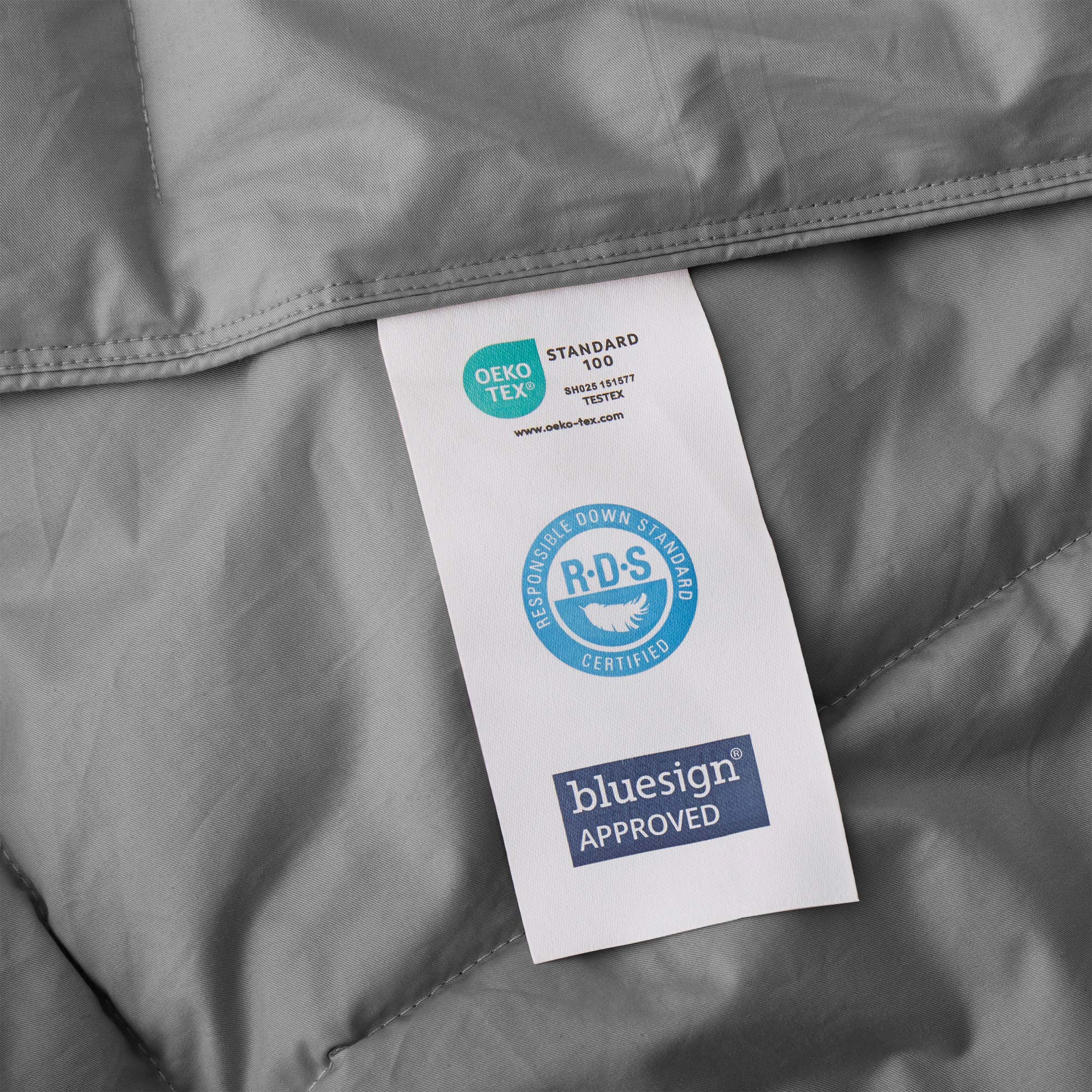 STANDARD 100 OKO 151577 SHOES TESTEX www.oeko-tex.com DOWN RESPONSIBLE R-D-S STANDARD CERTIFIED bluesign APPROVED