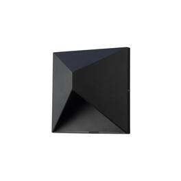 Living District - LED Outdoor Wall lamp L:W:8 H:8 9.5W 600LM 3000K Finish Acrylic Lens - Black