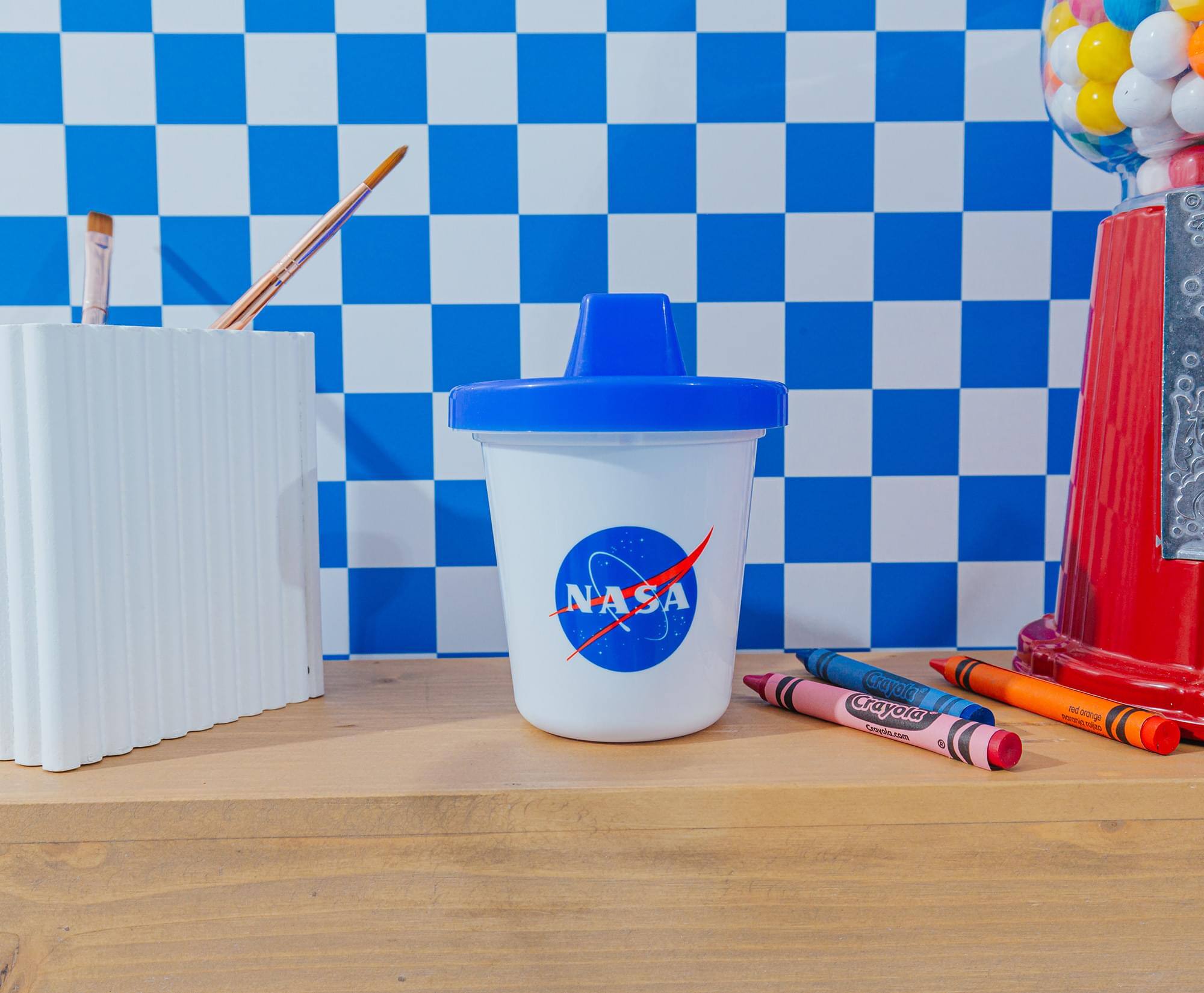 NASA Crayola crayons - red orange