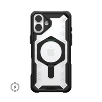UAG - Plasma XTE Series Case with Magsafe for Apple iPhone 16 Plus - Black/Clear - Front_Zoom