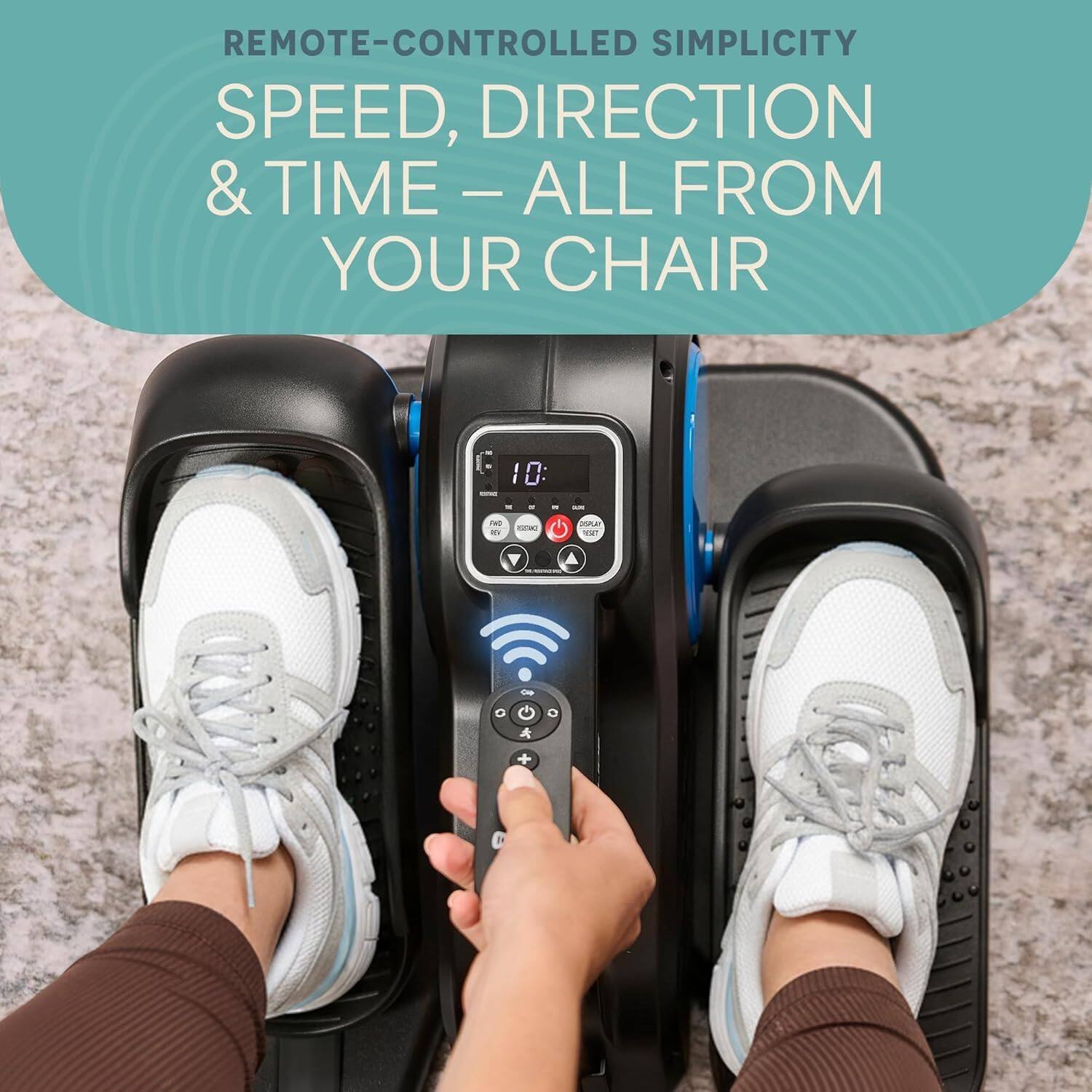 REMOTE-CONTROLLED SIMPLICITY  
SPEED, DIRECTION & TIME – ALL FROM YOUR CHAIR