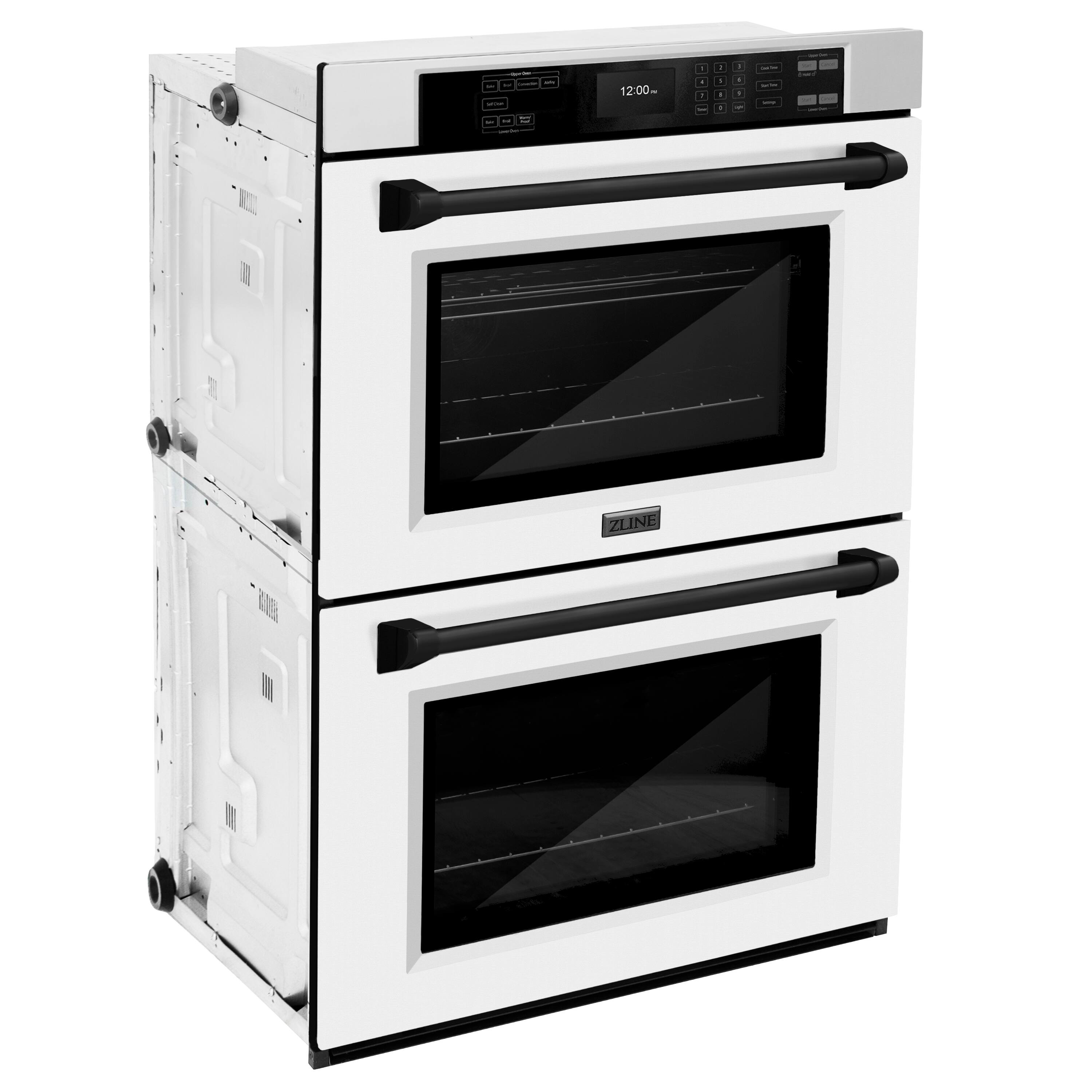 The text on the image reads "ZLINE K" which suggests that the oven is a product of the ZLINE brand.