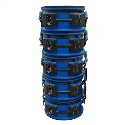 Front. XPOWER - 1/3 HP 3600 CFM High Temperature Variable Speed Air Mover, Blower, Fan - Blue.