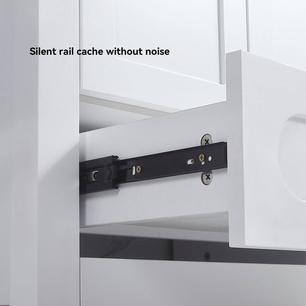 Silent rail cache without noise