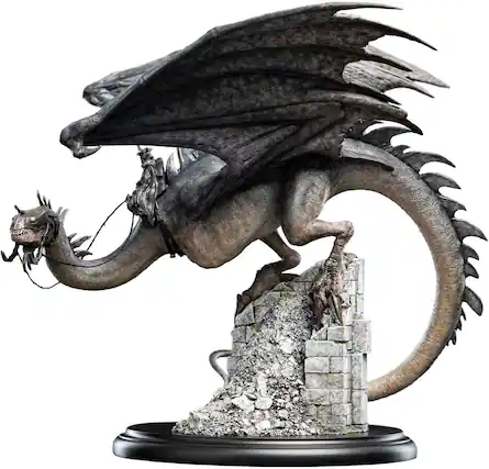 Front. Weta Workshop - WETA Workshop Polystone - The Lord of the Rings Trilogy - Fell Beast Miniature Statue - COLLECTIBLES - Multicolor.