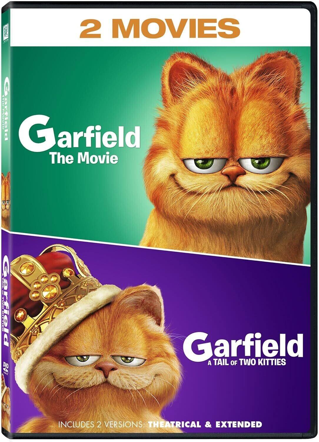 Front. Garfield: The Movie / Garfield: A Tale of Two Kittens   - DVD.