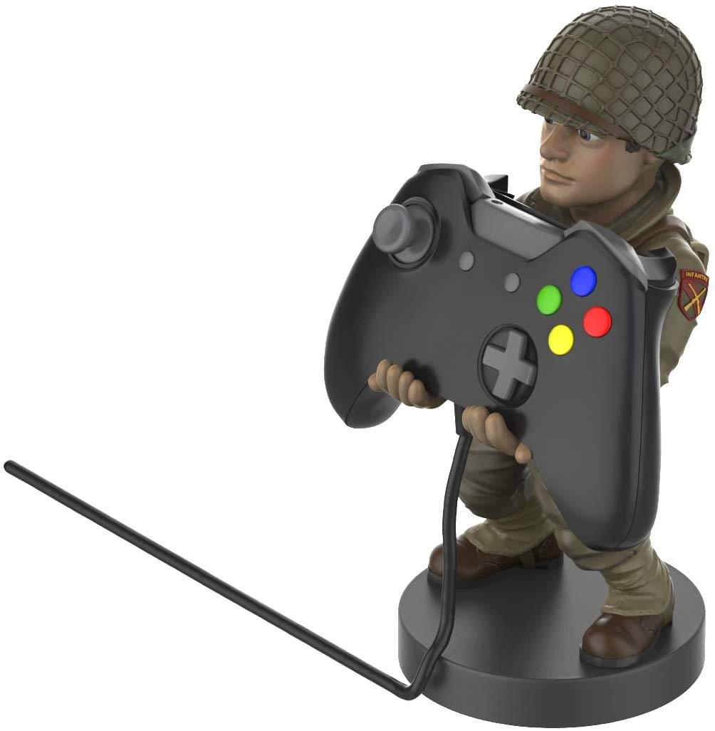 Alt View 1. Call of Duty - Call of Duty WWII Cable Guys 8 Inch Phone & Controller Holder | Private - Green.