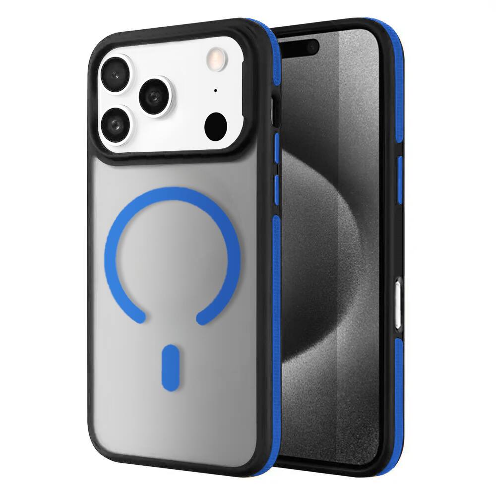 Photos - Case Entronix - Translucent Matte  for iPhone 17 Pro - Rugged and Stylish Protection - Blue