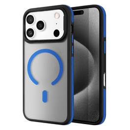 Entronix - Translucent Matte Case for iPhone 17 Pro - Rugged and Stylish Protection - Blue