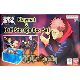 BANDAI NAMCO Entertainment - Union Arena TCG: Jujutsu Kaisen Playmat and Half Storage Box Set