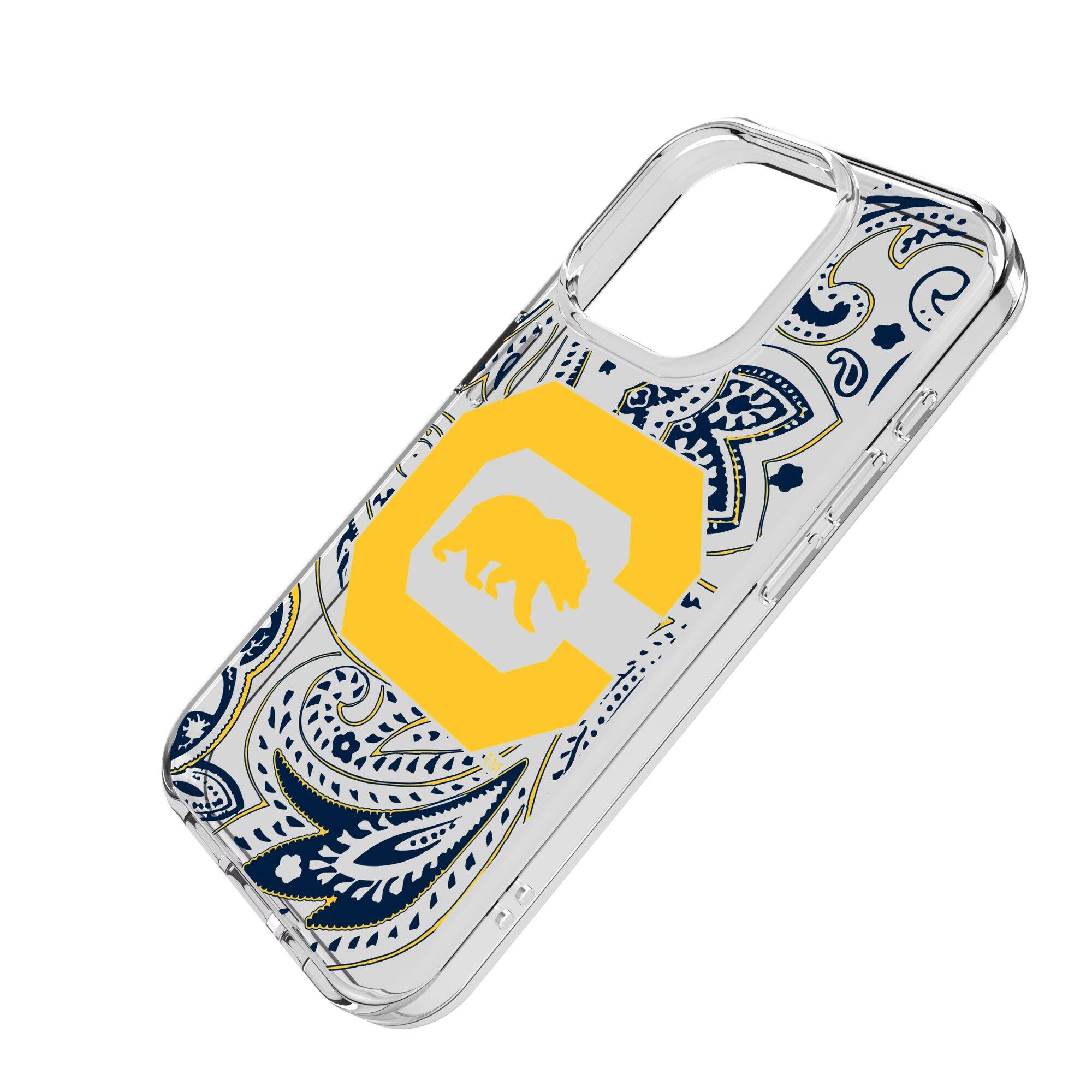 Alt View 1. Keyscaper - Cal Bears iPhone Clear Case - 15 - Multicolor.